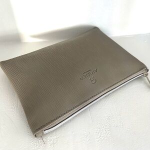 Aigner Textured Taupe Faux-Leather Men's Bag